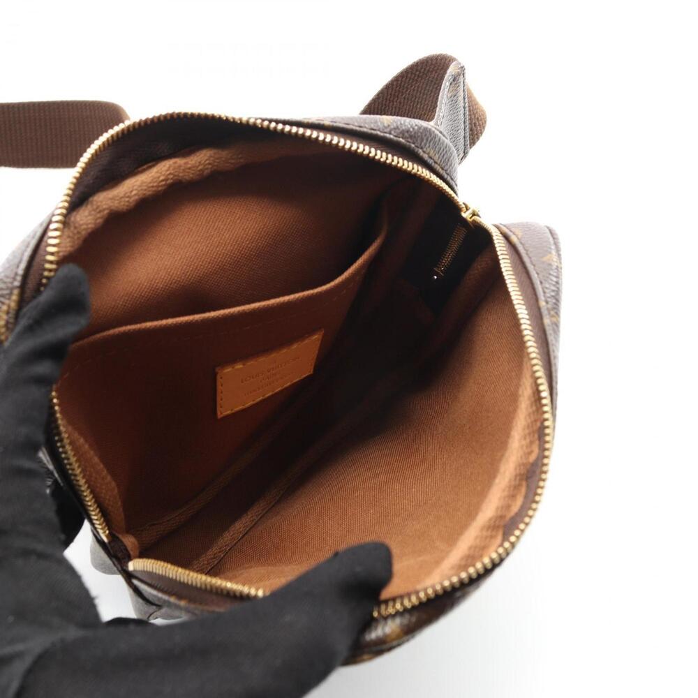 LOUIS VUITTON Authentic Brown Monogram Leather Fanny Pack - Picture 3 of 8